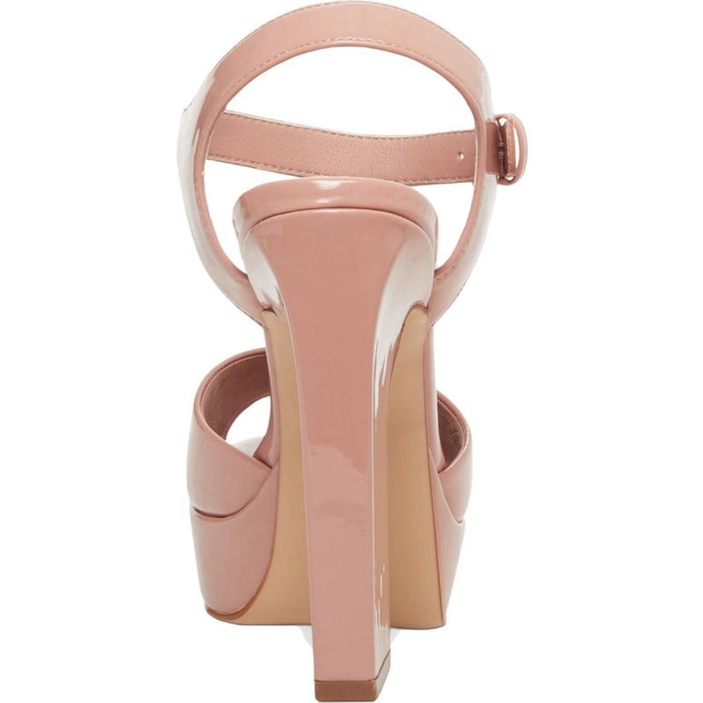 Madden Girl Womens Bambi Pink Faux Leather Open Toe Platform Heels Shoes NWT - Picture 3 of 3